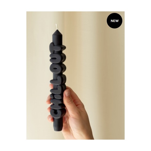 CandleHand Taper ""Chill Out"", Black