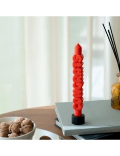 CandleHand Taper ""Congrats"", Orange