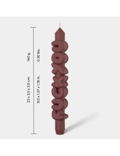 CandleHand Taper ""F*ck You"", Mocha 2