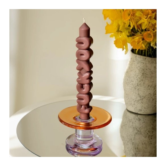 CandleHand Taper ""F*ck You"", Mocha