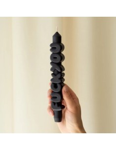 CandleHand Taper ""F*ck You"", Black