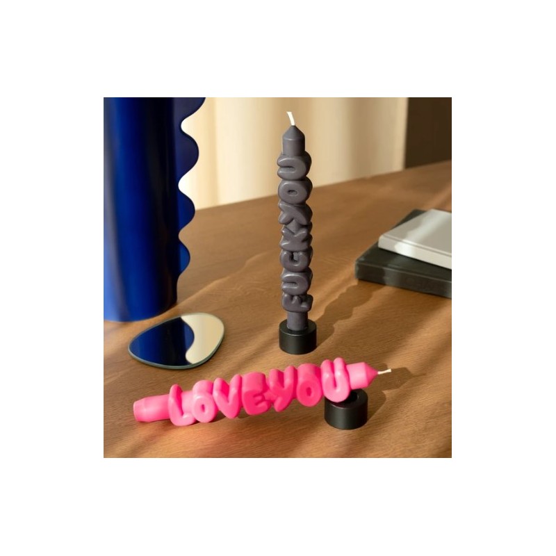 CandleHand Taper ""F*ck You"", Black