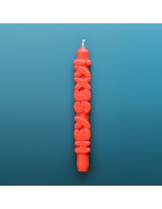 CandleHand Taper ""Hey Sexy"", Orange