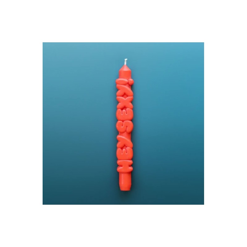 CandleHand Taper ""Hey Sexy"", Orange
