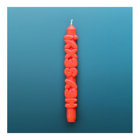 CandleHand Taper ""Hey Sexy"", Orange