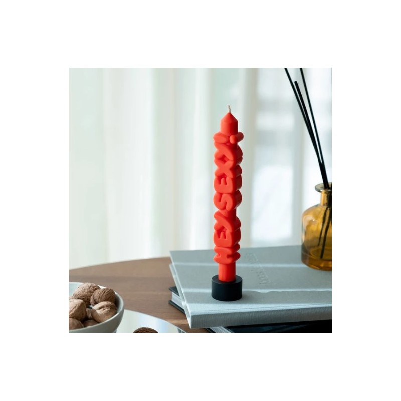 CandleHand Taper ""Hey Sexy"", Orange