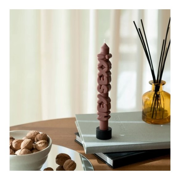 CandleHand Taper ""Hey Sexy"", Mocha