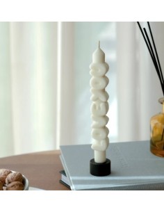 CandleHand Taper ""Love You"", White