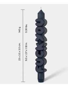 CandleHand Taper SET ""Bold 2"", Black - Indigo 2