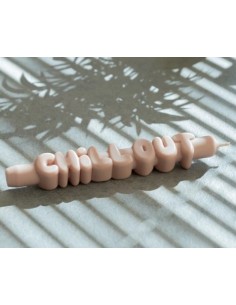 CandleHand Taper SET ""Bold 1"", Pink - Cream 2