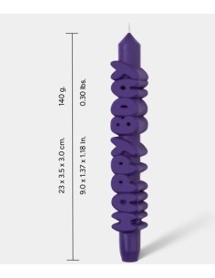 CandleHand Taper SET ""Happy Bday 2"", Indigo - Or 2