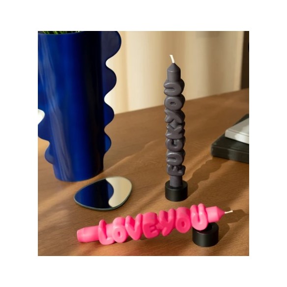 CandleHand Taper SET ""Confrotational 1"", Black -