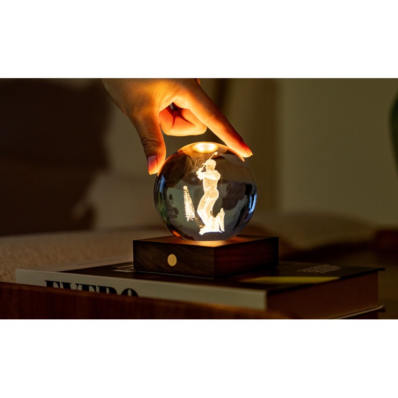 AMBER CRYSTAL LIGHT, 3D laser Golf