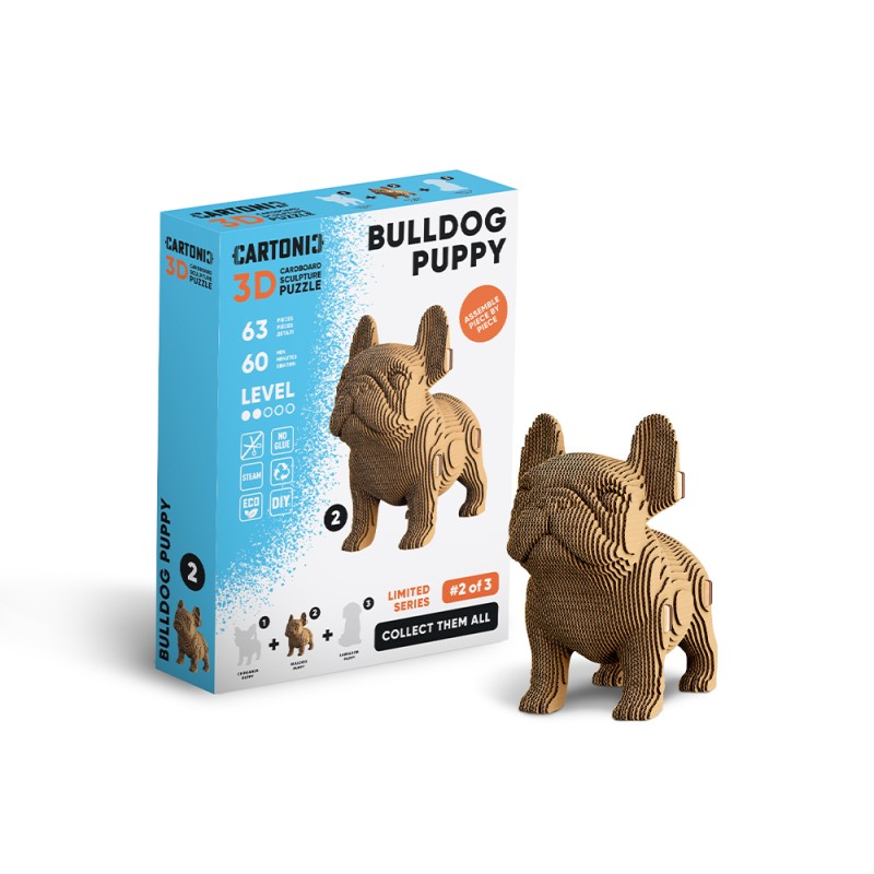CARTONIC 3D PUZZLE, Bulldog Puppy