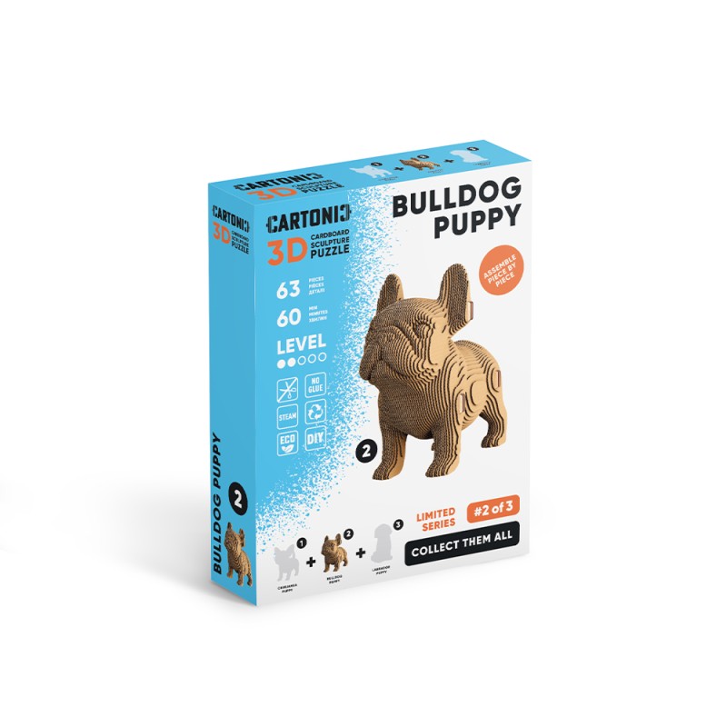 CARTONIC 3D PUZZLE, Bulldog Puppy