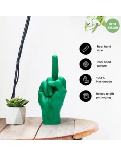 CandleHand ""F*ck you"", Green 2