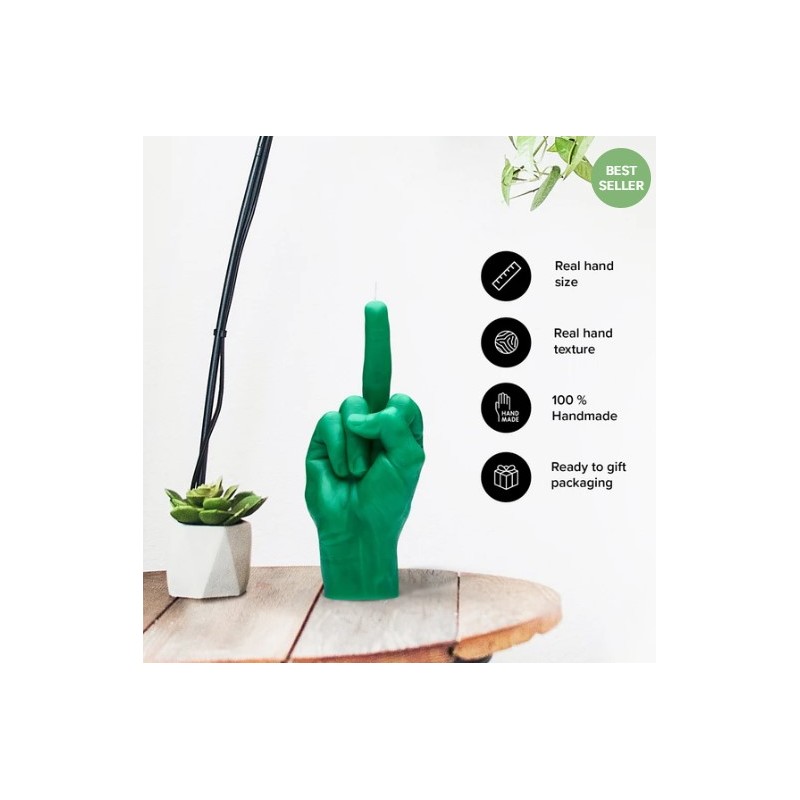 CandleHand ""F*ck you"", Green
