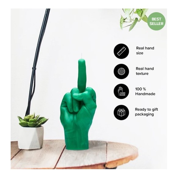 CandleHand ""F*ck you"", Green