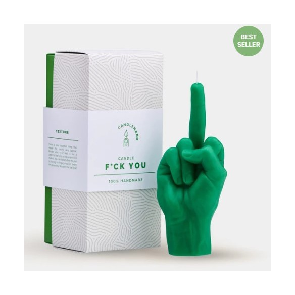 CandleHand ""F*ck you"", Green