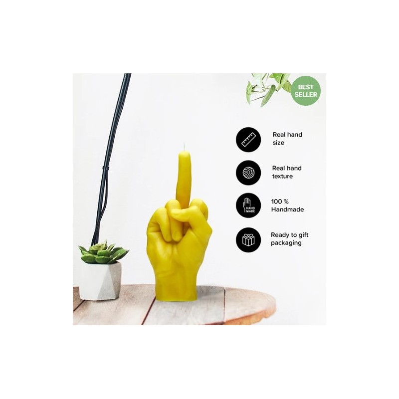 CandleHand ""F*ck you"", Yellow