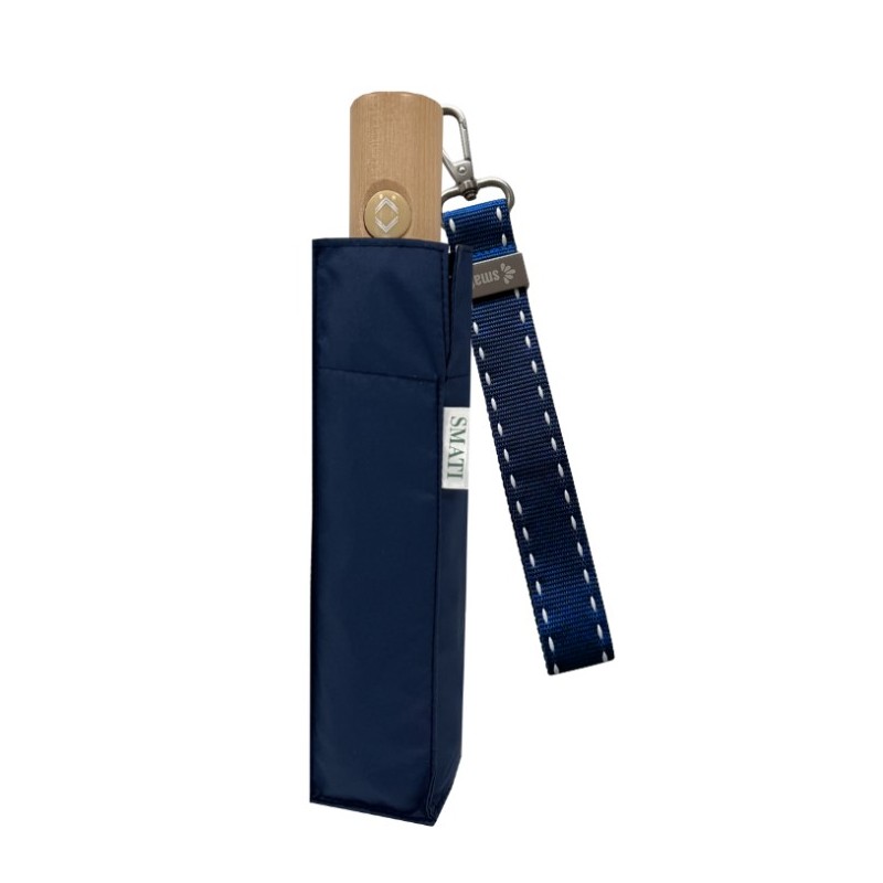 BLEU MARINE, pieghevole automatico con laccio