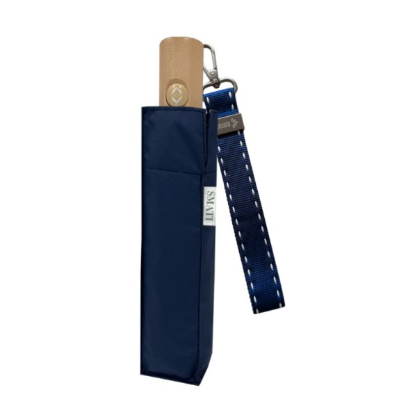 BLEU MARINE, pieghevole automatico con laccio