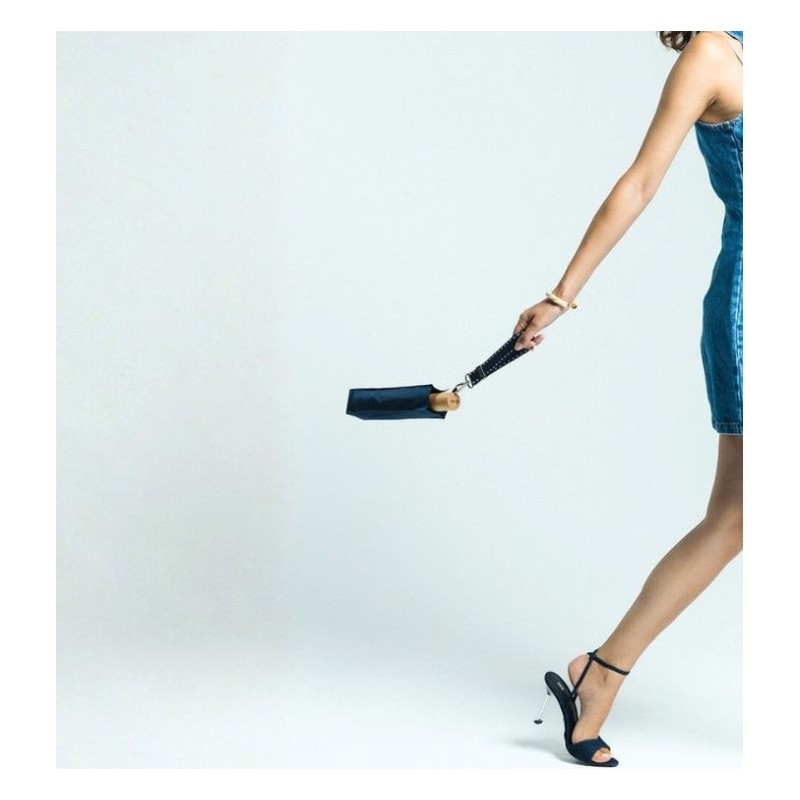 BLEU MARINE, pieghevole automatico con laccio