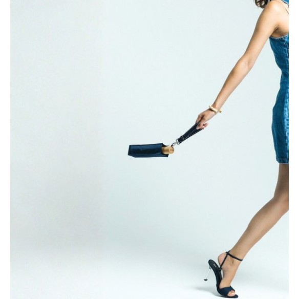 BLEU MARINE, pieghevole automatico con laccio