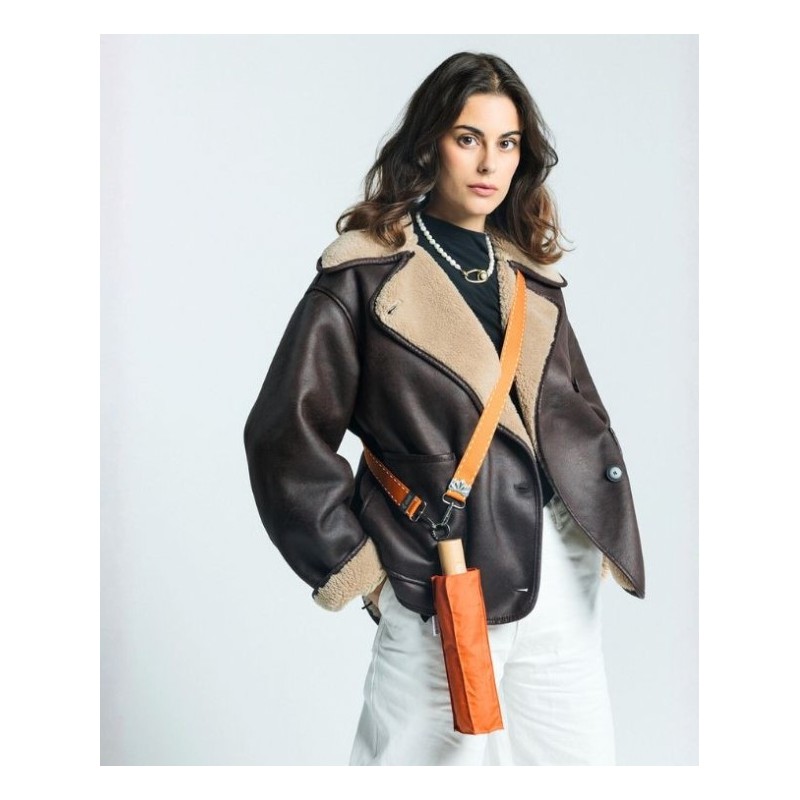 TRACOLLA SMATI 70-130 CM, Cognac