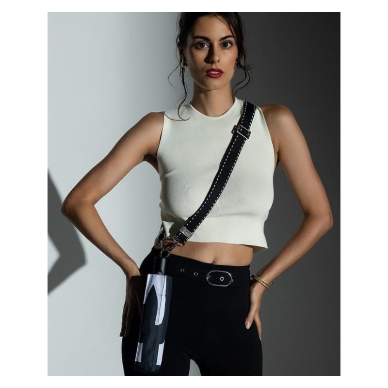 TRACOLLA SMATI 70-130 CM, Noir