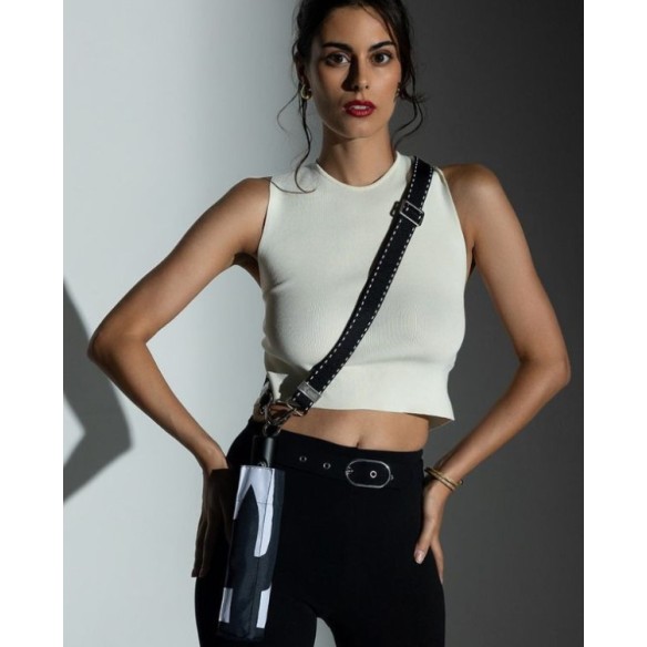 TRACOLLA SMATI 70-130 CM, Noir