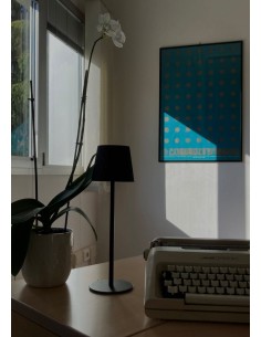 LAMPADA DA TAVOLO, Nero