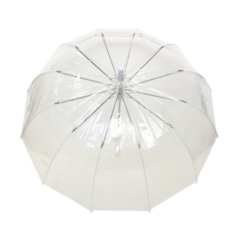 TRANSPARENT N.12 Lungo, manico bianco