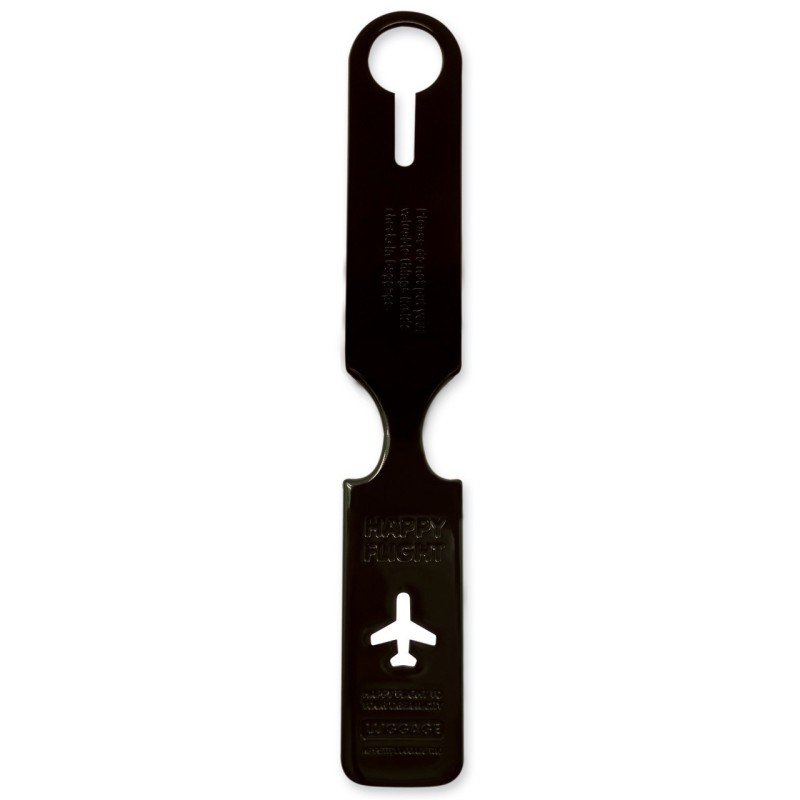 HF PETIT LUGGAGE TAG-B-Brown