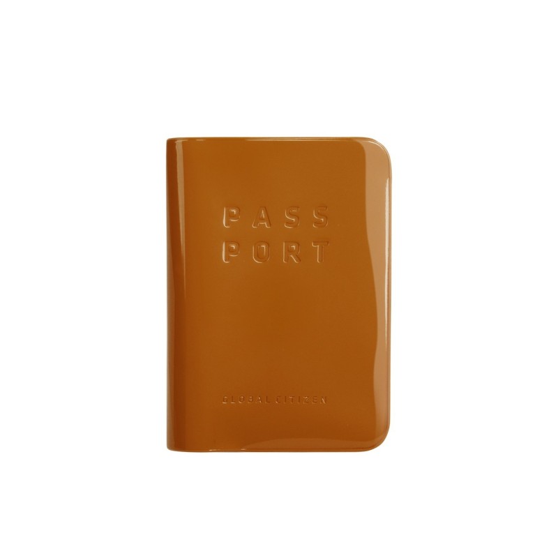 DA PASSPORT COVER TERRACOTTA