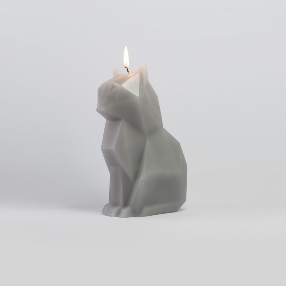 PYROPET KISA CANDLE, Grey - Candele