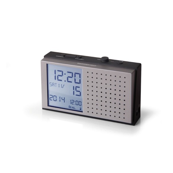 HOBO CLOCK RADIO BLACK GUN