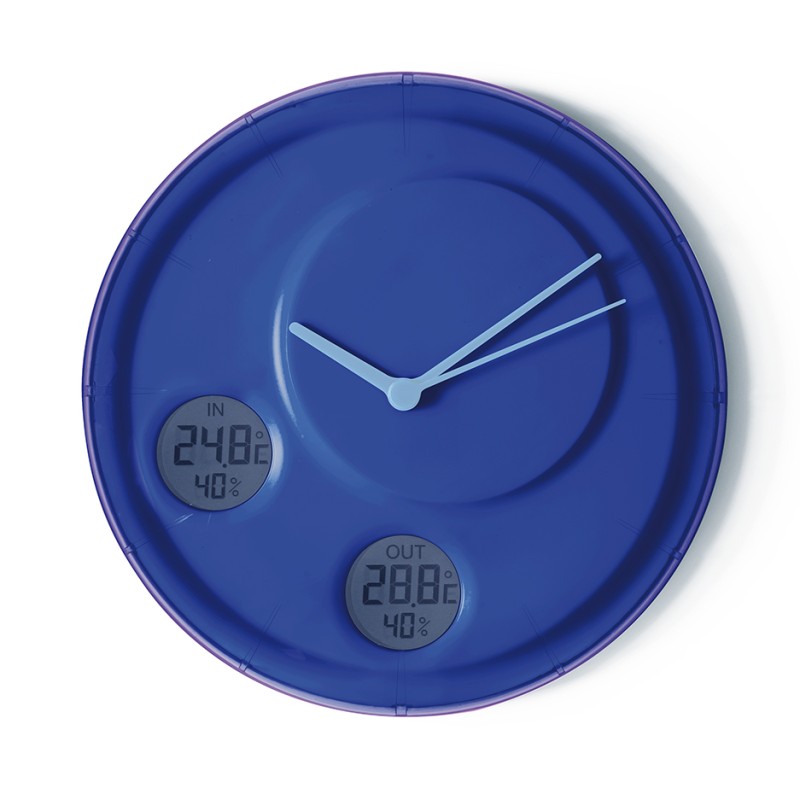 FLOW WALL CLOCK Blue