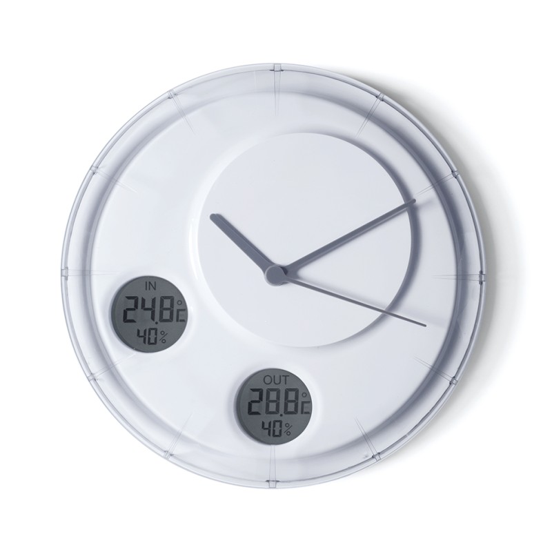 FLOW WALL CLOCK White