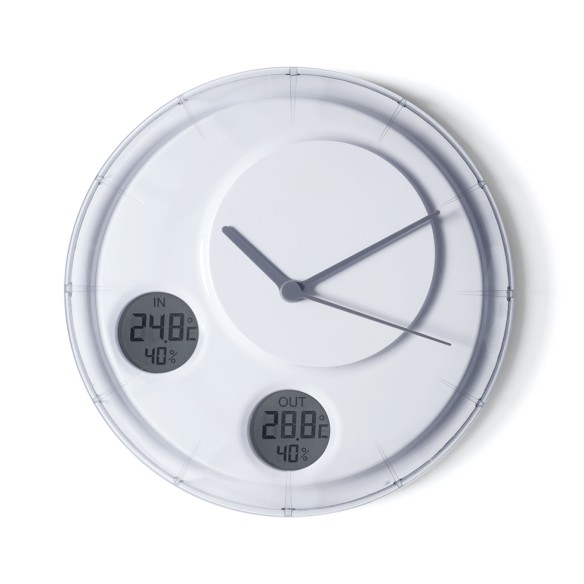 FLOW WALL CLOCK White
