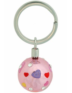 PORTACHIAVE PALLA ROSA
