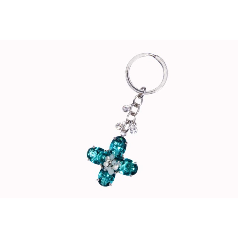 PORTACHIAVE FIORE STRASS