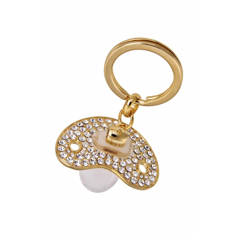PORTACHIAVI ORO A FORMA DI CIUCCIO
