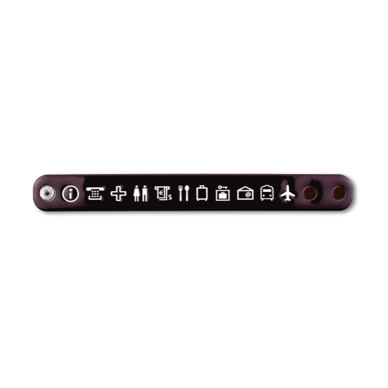 Bracciale viaggio marrone Alife