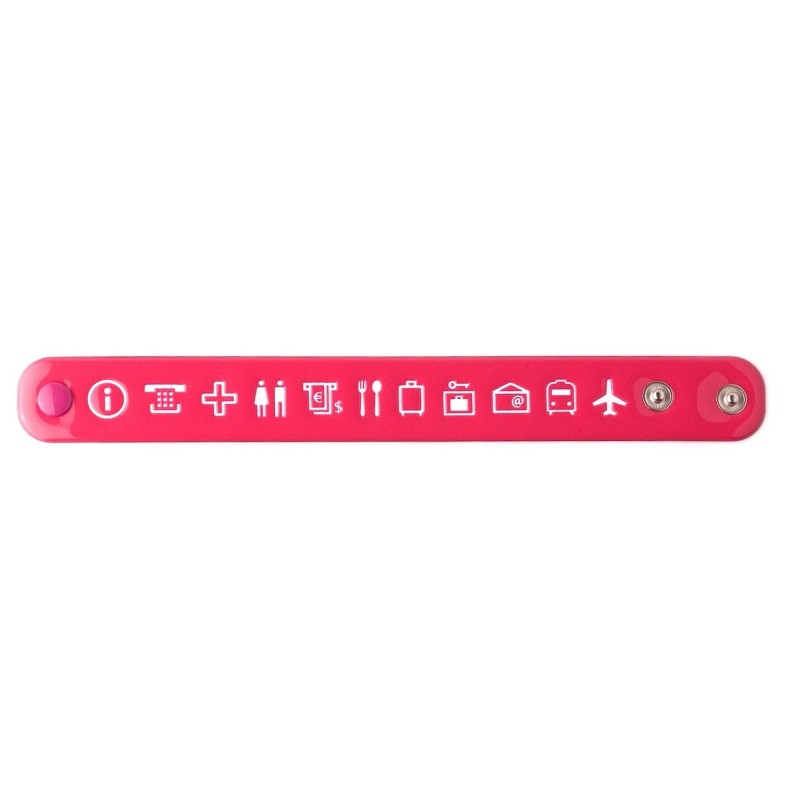 Bracciale rosa viaggio Alife