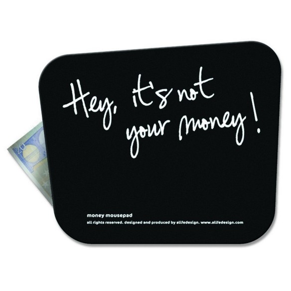 MONEY MOUSE PAD NERO