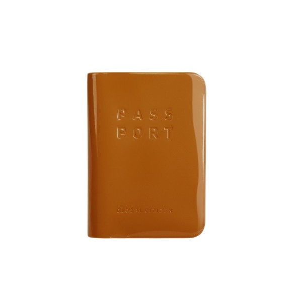 DA PASSPORT COVER TERRACOTTA