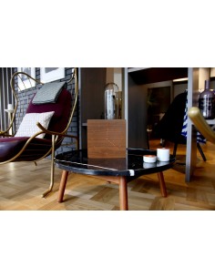 ANALOG CLICK CLOCK, Walnut