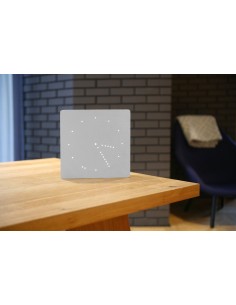 ANALOG CLICK CLOCK, Aluminium