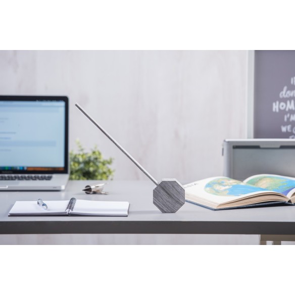 OCTAGON ONE RECHARGEABLE DESK LIGHT, Ash